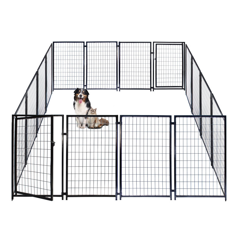 Archie Oscar Extra Large Heavy Duty Dog Kennel Playpen Helena 16 Panel 10 x 10 x 4 Feet Reviews Wayfair